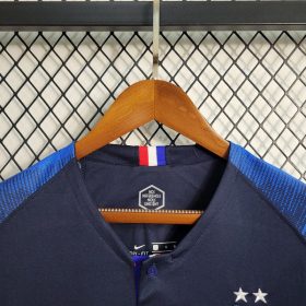 Retro France 2018/19 Home Long Sleeve Jersey - Image 4