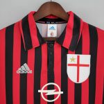 Retro AC Milan 1999/00 Home Long Sleeve Jersey - Image 7