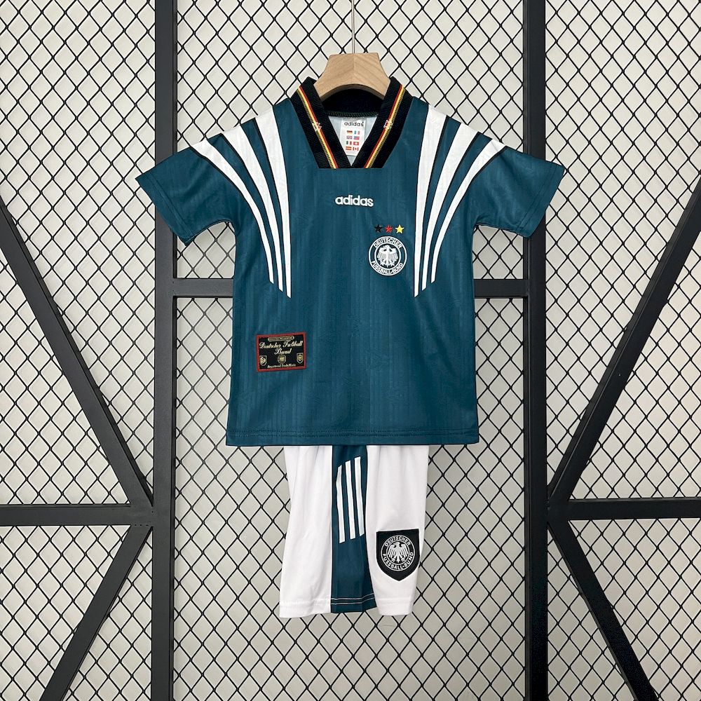 2025040916524716.jpg Retro Germany 1996 Away Kids Kit - Image 1