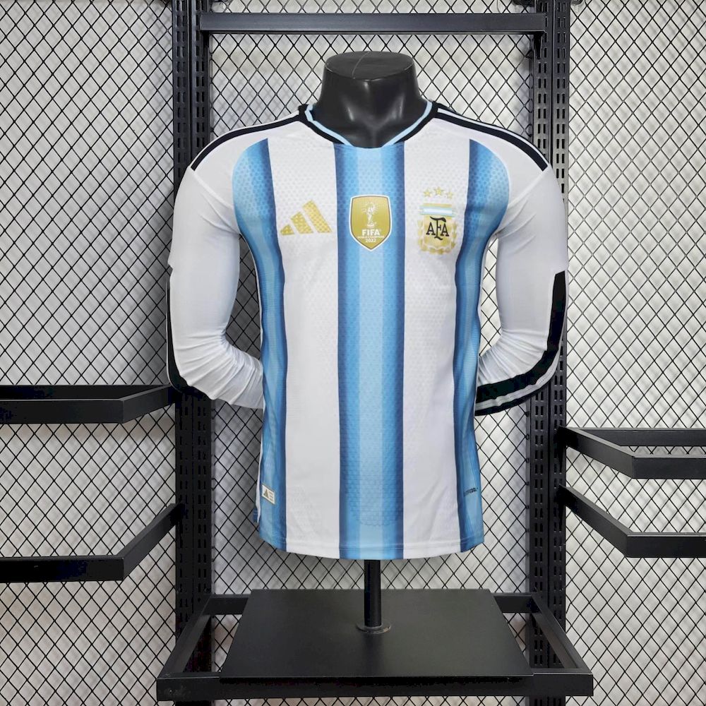 2025112009192050.jpg Argentina 2026 World Cup Home Mens Long Sleeve Jersey Player Version - Image 1