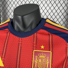 Mens Spain 2026 World Cup Home Jersey Player Version - Image 14
