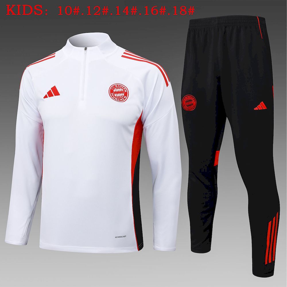 2025112414415864.jpg Kids Bayern Munich 2025/26 Half-Zip Sweater+Pant 815 - Image 1