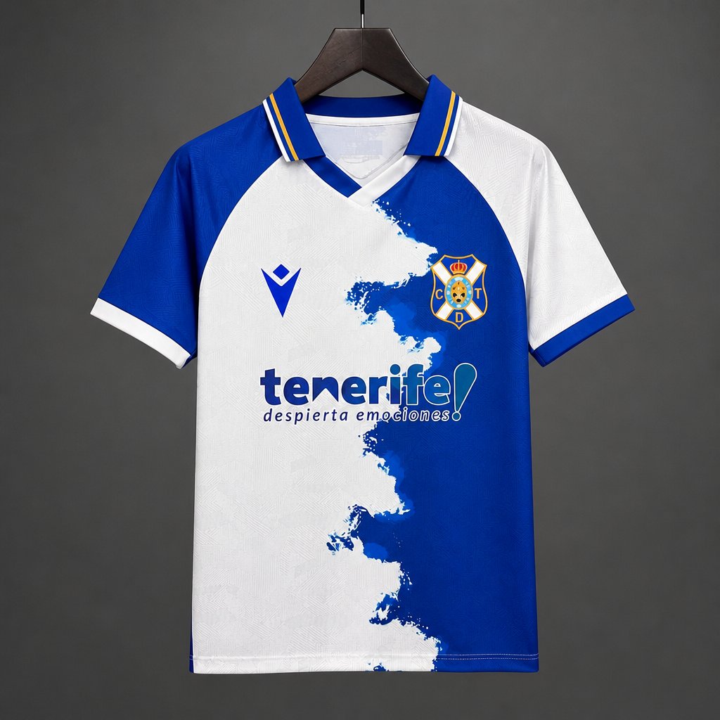 72c1612903f8cdc7d29cb787 Mens CD Tenerife 2026/27 Home Jersey - Image 1