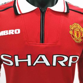 Retro Manchester United 1998/99 Home Long Sleeve Jersey - Image 5