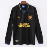 Retro Manchester United 1993/95 Away Long Sleeve Jersey