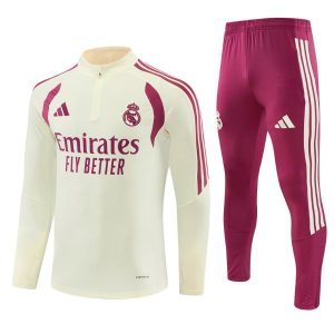 Mens Real Madrid 2026/27 Half-Zip Sweater+Pant