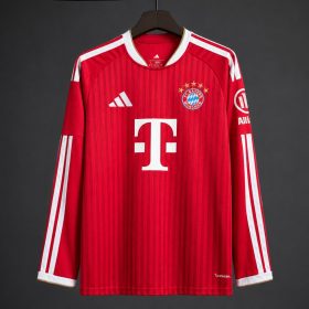 Mens Bayern Munich 2026/27 home Long Sleeve Jersey