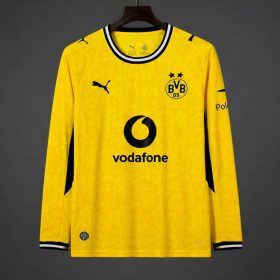 Mens Borussia Dortmund 2026/27 home Long Sleeve Jersey
