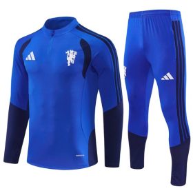 Mens Manchester United 2026/27 Half-Zip Sweater+Pant